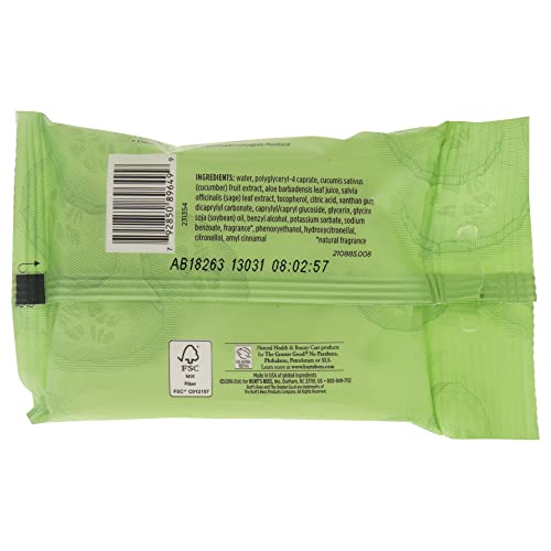 Burt's Bees Facial Cleansing Towelettes, Cucumber & Sage, 10 Count #TOP2