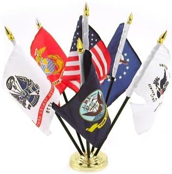 US Flag Store Armed Forces Desk Set