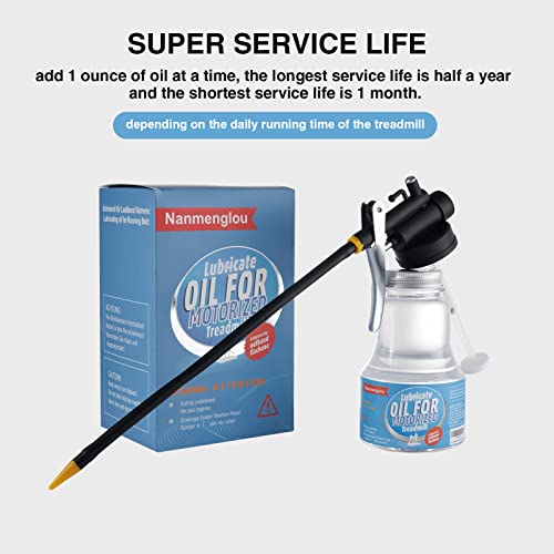 Silicone Treadmill Belt Lubricant - Multi-Purpose Lubrication Oil Easy To Use With Flexible Tubing Treadmill Lube Kit Suitable For All Type Of Treadmills #TOP3