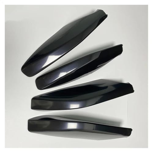 Roof Bars Car Roof Rack for Toyota for Prado for FJ120 2003-2009 Rack Bar Rail End Cover Protective Car Top Luggage Rails Cover Basket Tray(Color:Silver)(Black)