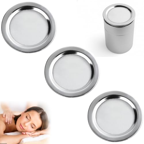 BrKern 3 Stück Räuchersieb aus Edelstahl, 10cm Durchmesser - Passend für die Meisten Räucherstövchen mit Sieb, Feines Netz für Räucherwerk, Harze & Kräuter