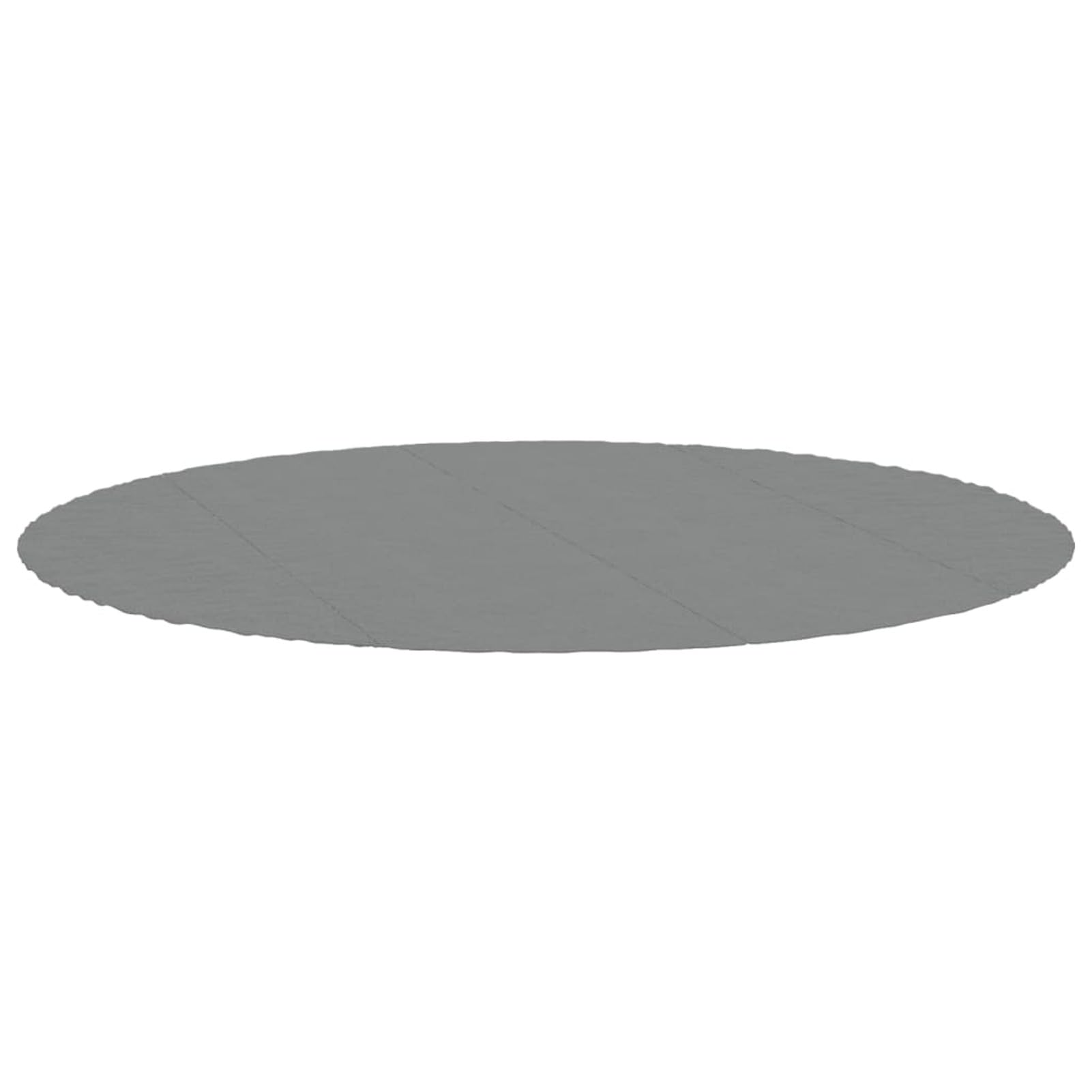 Homgoday Telo sotto Piscina Grigio Chiaro Ø458 cm Geotessile Poliestere, Mobili per Casa Interno Esterno Soggiorno Camera da Letto e