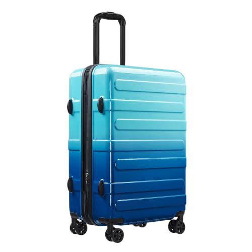 Image of Checked Luggage 24 Inch With Spinner Wheels, Hardside Suitcase with TSA Lock, Expandable Checked Suitcase for Women