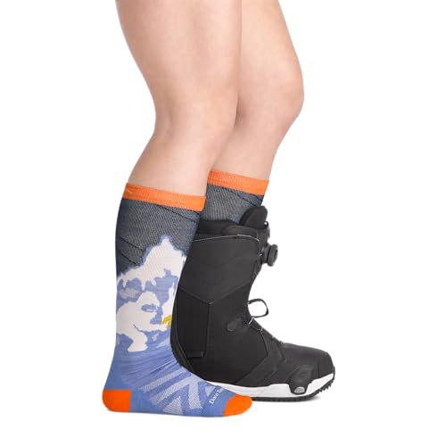 Darn Tough Vermont Men's Vermont Little Yeti OTC Midweight with Cushion Junior Sock (Style 3809)3