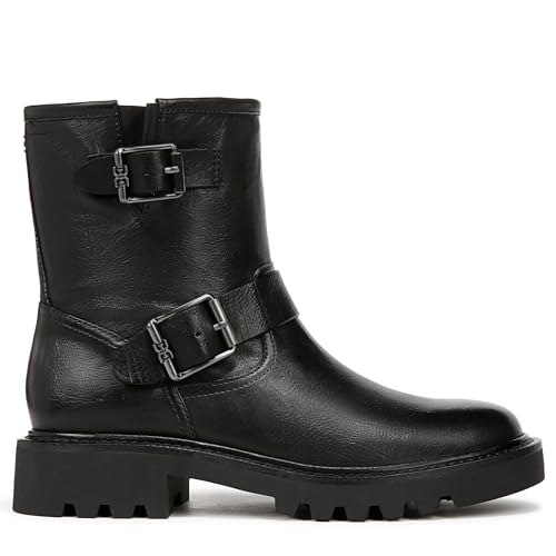 Sam Edelman Women's Kinsley Motorcycle Boot, Black Leather, 9.5 by Sam Edelman - Image 3