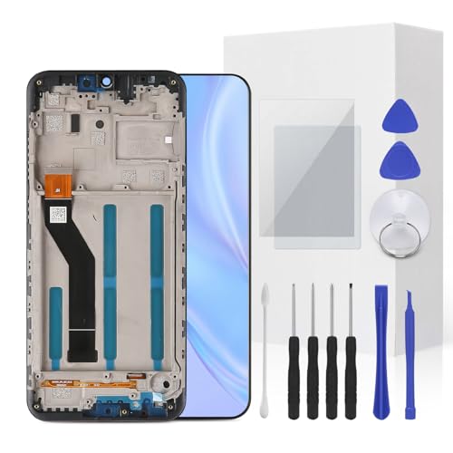 JENCYFU for WIKO VOIX U616AT Screen Replacement Kit Full LCD Screen Display Touch Digitizer Frame Full Assembly with Repair Tool for Model WIKO VOIX U616AT 6.5inch