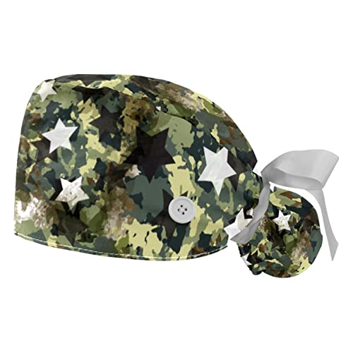 Chapeau de travail respirant JDEZ lot de 2 casquettes de cuisine