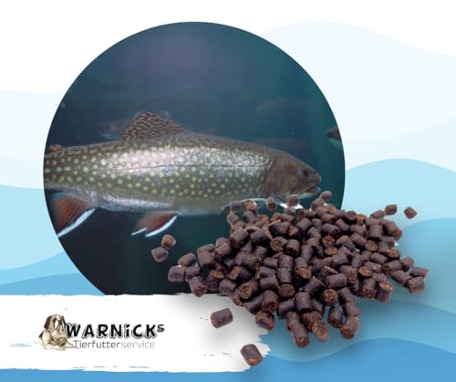 Warnick´s Tierfutterservice - Fischfutter - Forellenfutter sinkend 6 mm - 10 kg Premiumfutter - Alleinfuttermittel - Tierfutter-MV