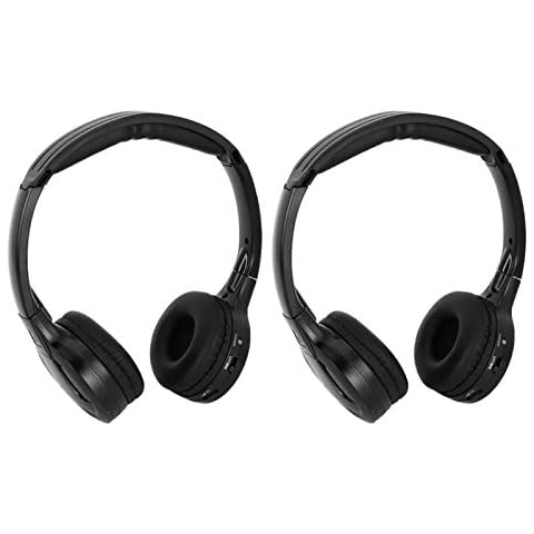 Akozon Auriculares Infrarrojos Inalámbricos para Coche Cover