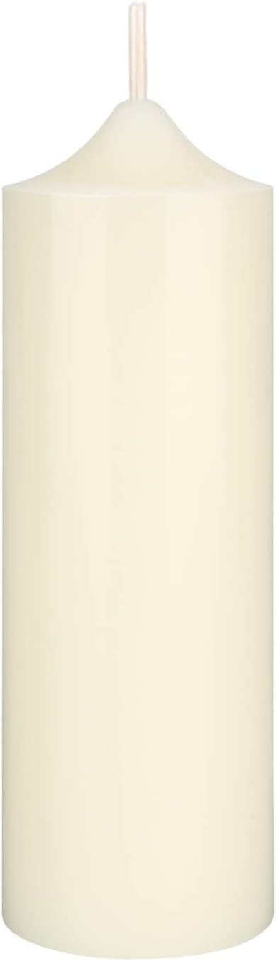 SRG 3 pcs Unscented Gold Dome Top Round Pillar Candle, Hand Poured Premium Wax Candles 2 Inch x 6 Inch, Home Décor, Wedding Receptions, Baby Showers, Birthdays, Celebrations, Party Favors & More