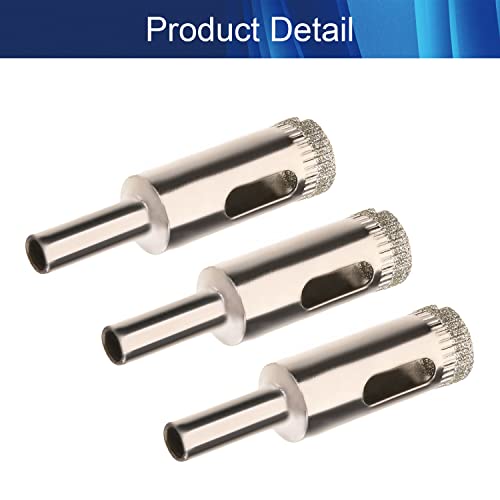 Broca Diamante 14mm para Vidrio y Mármol 4 Piezas miniatura 4