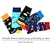 WeciBor Herren Lustige Bunte Socken, 5 Paar Mehrfarbig Gaming, Größe 43-46