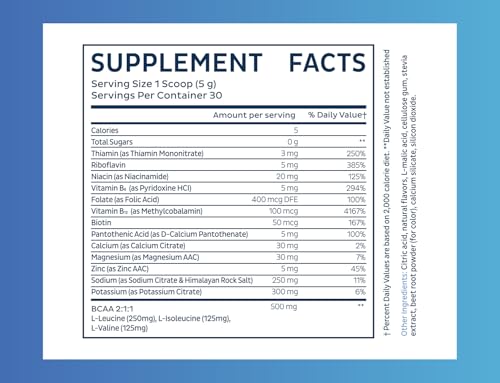 Image of Zeal Electrolyte Powder - 30 Servings | Keto Electrolytes Powder | Zero Sugar, BCAAs, B-Vitamins | Potassium, Zinc, Magnesium | Hydration Powder Recovery Drink | Strawberry Vanilla