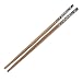 Ruilogod Flower Pattern Bamboo Restaurant Kitchen Picnic Chinese Style Dinner Lunch Chopsticks Pair (id: 3a7 a7f 6d1 0dc 135