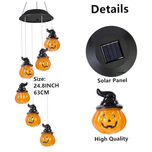 Guirlande lumineuse citrouille pour décorer facilement sans prise de courant - 4