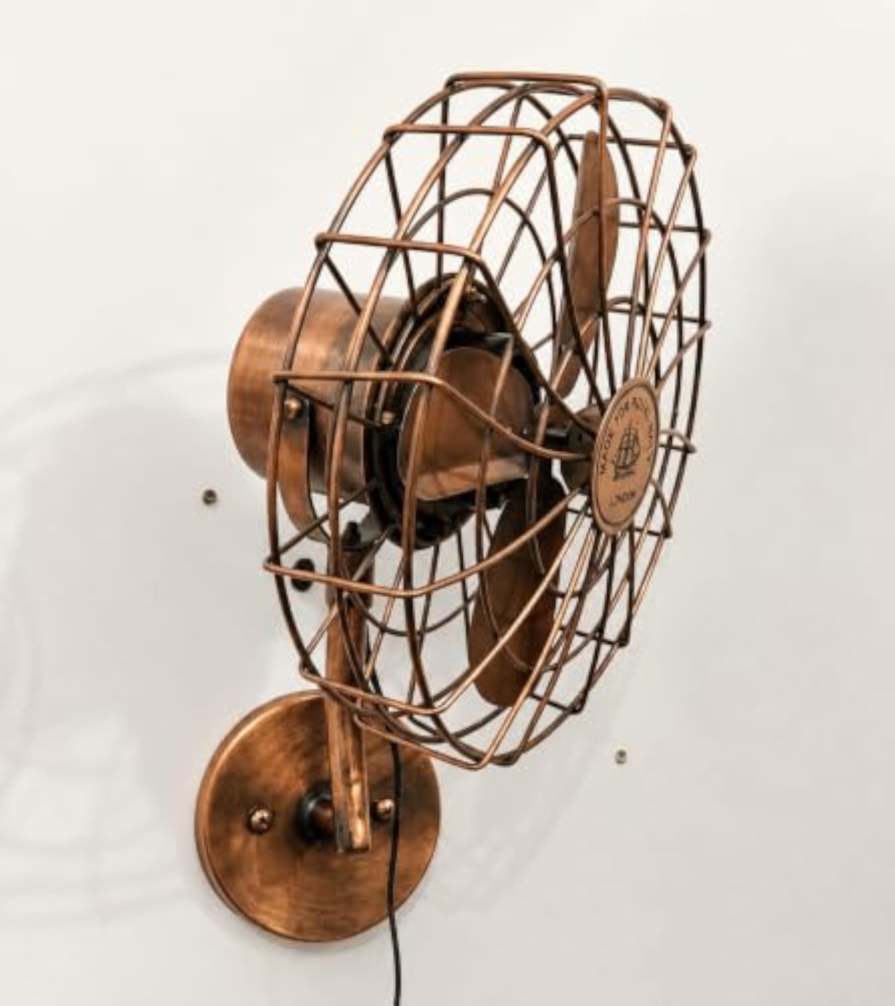 Wall Mount Fan Decorative Metal Electric Cooling Fan