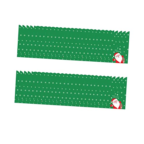 B Baosity Christmas Party Candy Bag Bulk, 50s[X/ Goody Gift Bags, Holiday Gift Bags, With Ties, Christmas Treats Bag ɓKp New Ye