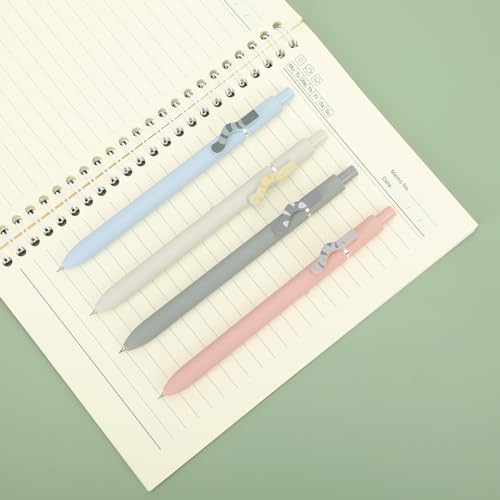 Image of Ddaowanx Cute Cat Pens Set,8 Pcs 0.5mm Quick Dry Black Ink Gel Pens | Fine Point Smooth Writing Pens for Nurses and Teachers,Kawaii Office&School Supplies,Cat Lover Gifts for Women