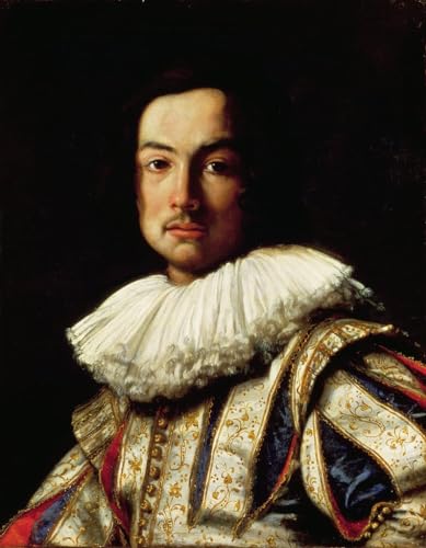 Tableau portrait de Stefano della Bella par Carlo Dolci 60x90cm repro d'art chic