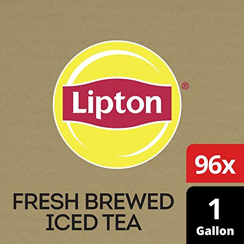 Lipton Black Unsweetened Iced Tea Bags Made With Tea Leaves Sourced From Rainforest Alliance Certified Farms, 1 Ounce (Pack Of 96) #TOP1