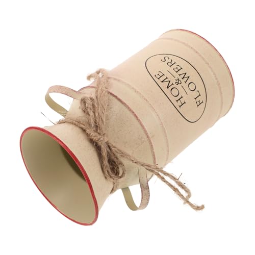 HOODANCOS European Style Bucket Flower Bucket Vase Adornment Decorative Pitcher Home Decor