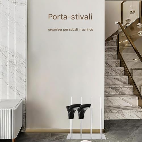 Support pour bottes hautes acrylique anti-plis rigide - 4