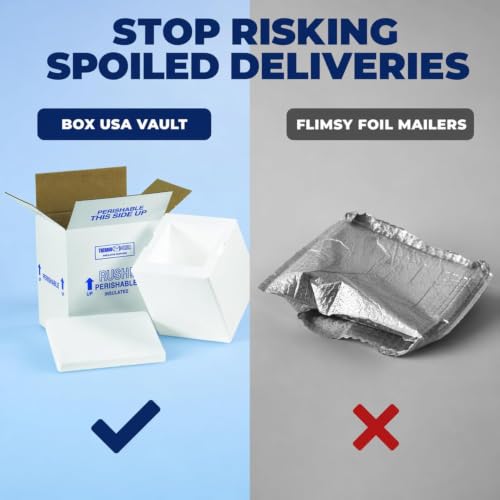 Image of BOX USA Insulated Shipping Kit, 13 x 13 x 12 1 /2 in, 1-Pack