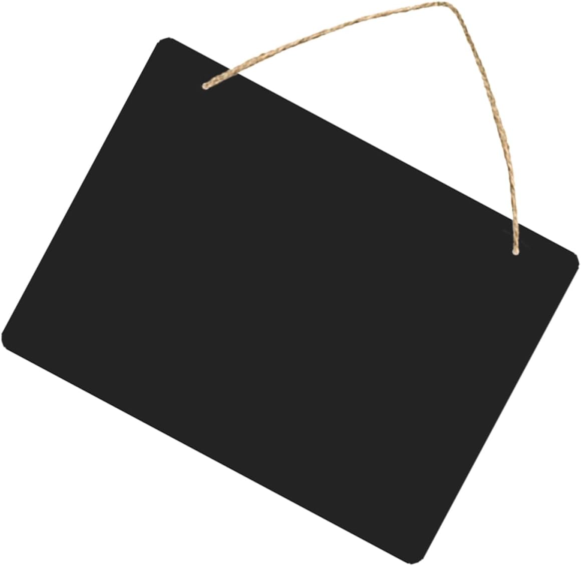 4 Pack Double Sided Wooden Blackboard Hanging Wall Decor Sign