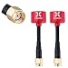 Produktbild Hankermall 2 stücke Foxeer Lollipop FPV Antenne 5,8G 2,3 dBi RHCP Super Mini TX RX Antenne RP-SMA Männlichen für RC FPV Drone (Rot)