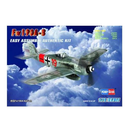 Hobby Boss Fw 190A-8 Easy Assembly Airplane Model Building Kit