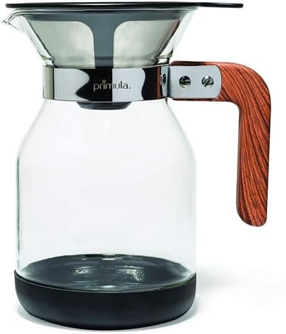 Park Pour Over Set, 36 Oz, Permanent Reusable Stainless Steel Filter - Primula