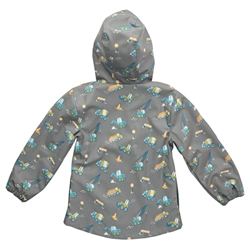 Image of Stephen Joseph, Boy Raincoat Waterproof Jacket Cotton Lined Hooded Outerwear for School Travel Sizes 2T-7 /8