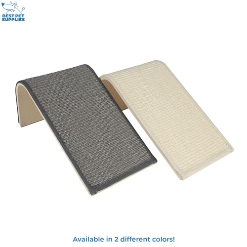 Best Pet Supplies Catify Cat Scratcher, Fun Interactive Scratchers, Posts, Poles, Claw Safe, Furniture Saver Indoor Play Support Natural Cat Behaviors Heavy Duty - Beige Ramp by Best Pet Supplies - Image 5