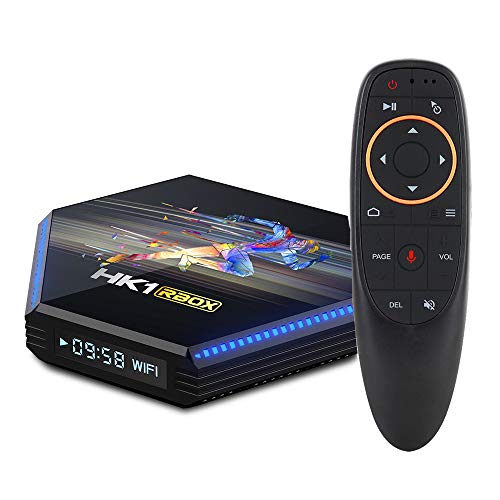 Android 11.0 TV Box, 8 Go De RAM 64 ROM RK3566 Quad-Core 64-Bit ARM Cortex-A53, Avec 2.4G / 5G Dual Wifi1000m Ethernet, Prise En Charge H.265 / 3D / 8K Ultra HD / BT 5.0, Avec Commande Vocale,4gb+64gb Cover