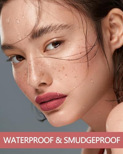 Image of MAKI YIKA Red Pink Lipstick Matte for Women ColorStay Long Lasting Lipstick