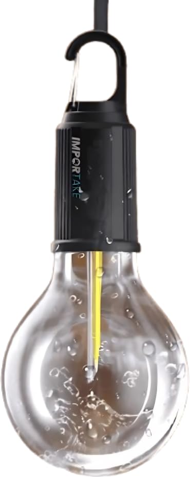 Luz de Emergência Camping Lâmpada LED Recarregável à Prova D'água...