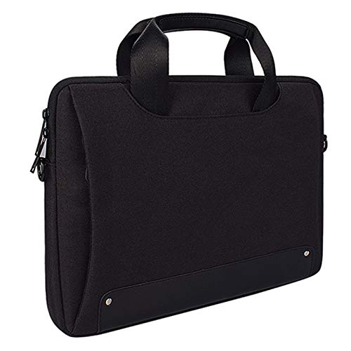 Wasserdicht Laptoptasche Tablet Tasche Tragbar Laptophülle Notebook Hülle Sleeve Laptop Tasche Für Apple ASUS Dell HP Samsung,Schwarz,14.1inch