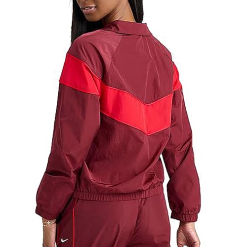 Chaqueta Nike Windrunner de mujer con cremallera completa y protección UV para running y deporte 2