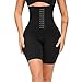 SURE YOU LIKE Shapewear Damen Bauch Weg Stark Formend Figurenformend Miederpant Miederhose Mit Bein Taillenformer Body Shaper Bauch Kontrolle Korsett (Schwarz, XL/XXL, 38-40)