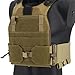 Jungle Leopard Tactical Removal Vest Quick Release Buckle Set Hunting FCSK Molle Elastic Cummerbund Waist Cover Gear(BLK-4AR)