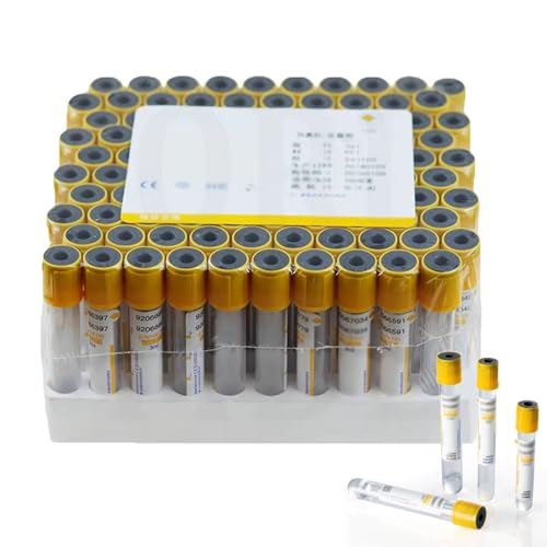 Tubos de extracción de sangre al vacío de plástico con gel de separación para pruebas serológicas, ideales para uso en laboratorio y estériles