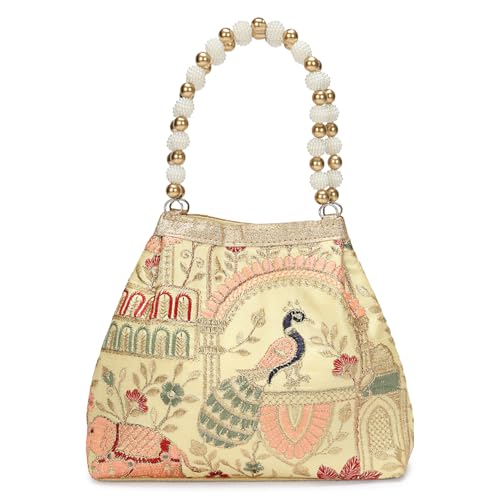 Anladia Silk Brocade Evening Bag