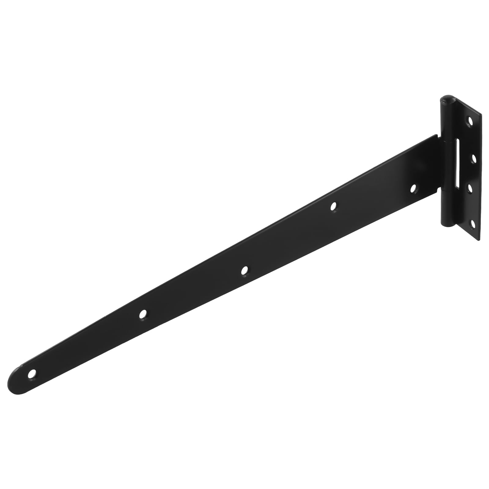 Lot de 6 charnières à sangle en T de 40 cm, charnières en T extra épaisses de 2,5 mm avec vis, charnières de portail de jardin pour portails de jardin domestiques, portes de grange et portes