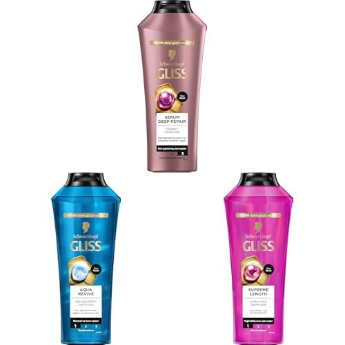 Gliss Şampuan Çeşitleri (3x400ml)