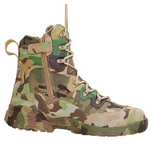 Bottes de soldat militaire de combat homme imperméables pour le plein air