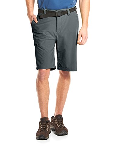 MAIER SPORTS Herren Bermuda Huang aus 90% PA 10% EL in 32 Größen, Outdoorhose/ Funktionshose/ Shorts inkl. Gürtel, bi-elastisch, schnelltrocknend und wasserabweisend