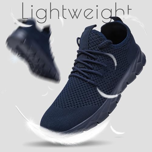 Image of Oltyutc Mens Trainers Running Walking Mesh Slip On Shoes Lightweight Comfortable Badminton Gym Tennis Sneakers Athletic