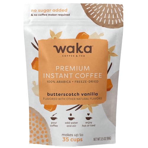 Waka Butterscotch Vanilla Instant Coffee
