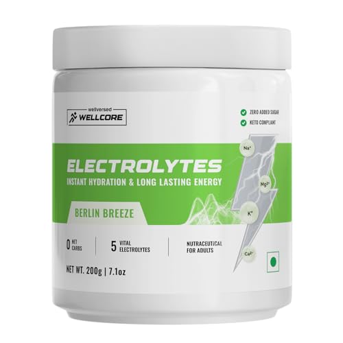 Image of Wellcore Electrolyte Powder (40 Servings, Berlin Breeze)