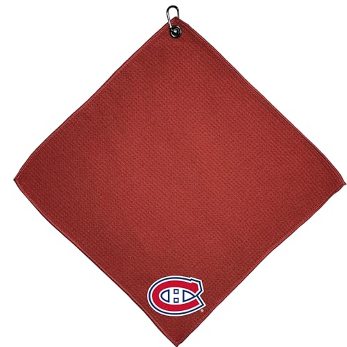 Team Golf NHL Montreal Canadiens Microfiber Golf Towel 15x15